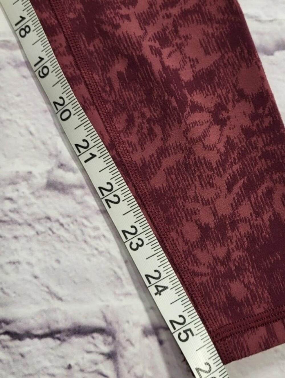 Athleta Womens Leggings Elation Size XS Cranberry Pilates Princess - Picture 5 of 8